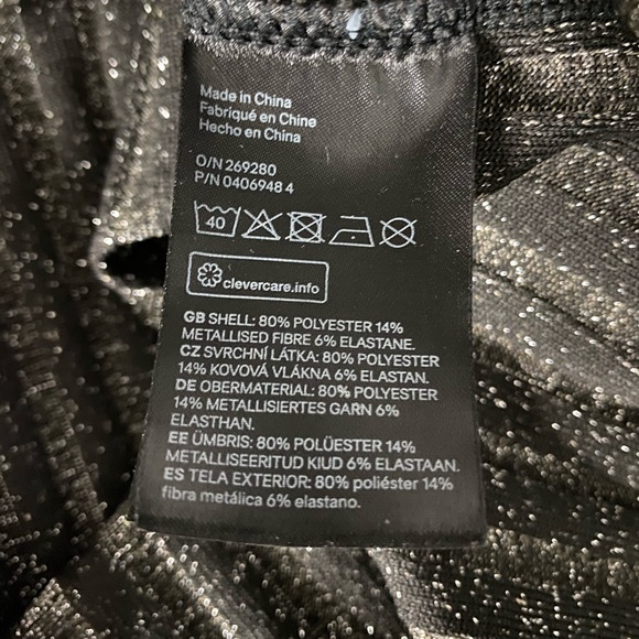 H&M Black/shimmer Dress - Picture 6 of 6